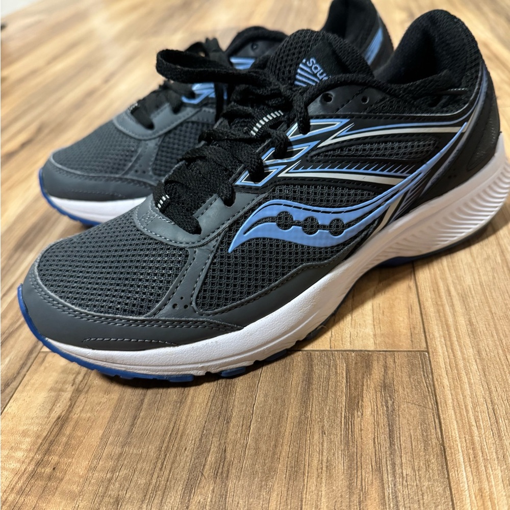 Saucony Cohesion 14 Charcoal Jewel Women’s Athletic Sneakers Size 8.5
